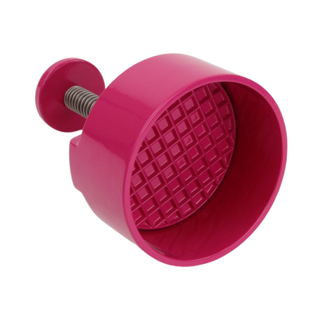 Adelmann Aluminium Hamburgerpers Roze Ø100mm