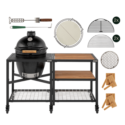 Big Green Egg Big Green Egg The Onyx Large Essential Outdour Kitchen