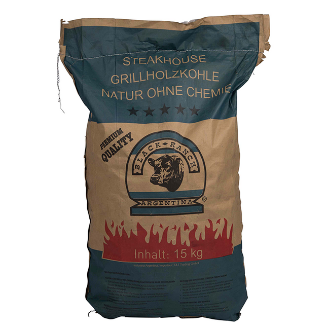Black Ranch Black Ranch Rode Quebracho Argentinië Houtskool 15 kg