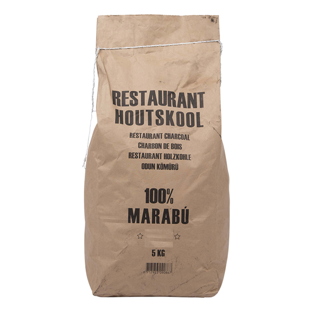 Dammers Vuur&Rook Marabu Restaurant Houtskool 5 kg