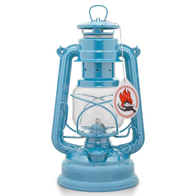 Feuerhand Original Feuerhand Stormlantaarn Pastel Blauw