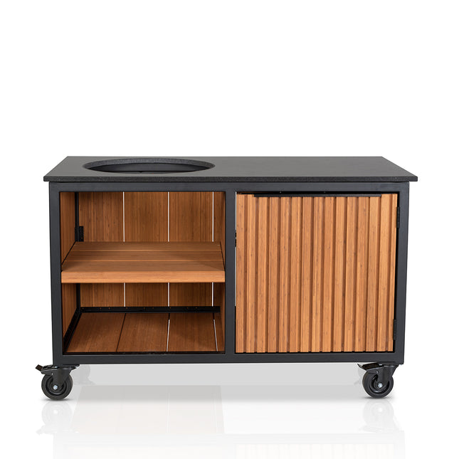 Fraaii Fraaii Buitenkeuken Bamboo Teak Oil Rhombus Storage XL