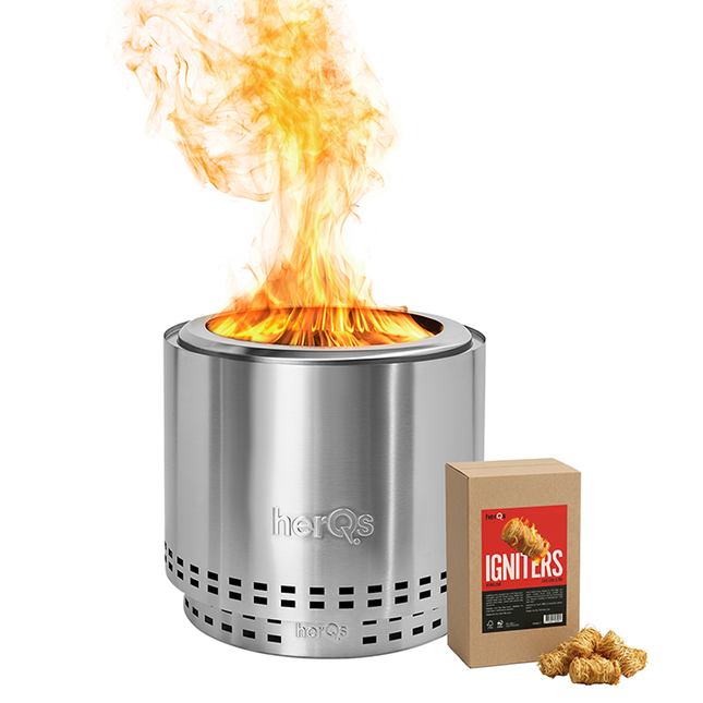 HerQs HerQs Smokeless FirePit Blaze + GRATIS IGNITERS
