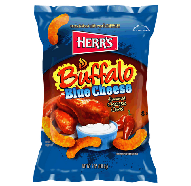 Herrs Herr's Buffalo Blue Cheese 170 gram