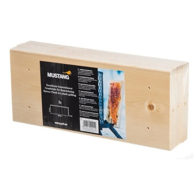 Mustang Mustang Finse Rookplank Alder 3 stuks