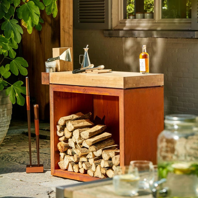 OFYR OFYR Butcher Block Storage Corten 90