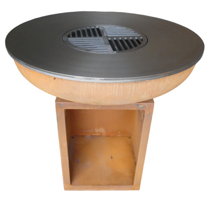 Oldschool Oldschool BBQ Blaze Corten Plancha 100 cm