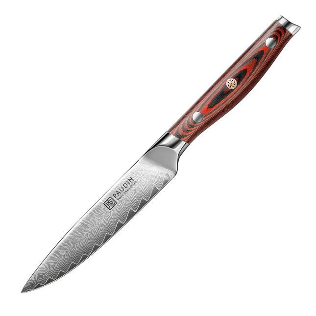 Paudin Paudin Plume Luxe Damascus Universeel Mes 12 cm