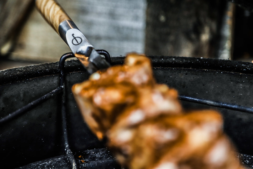 Second Chance Second Chance: Churrasco Forged Spies V-vorm 50 cm
