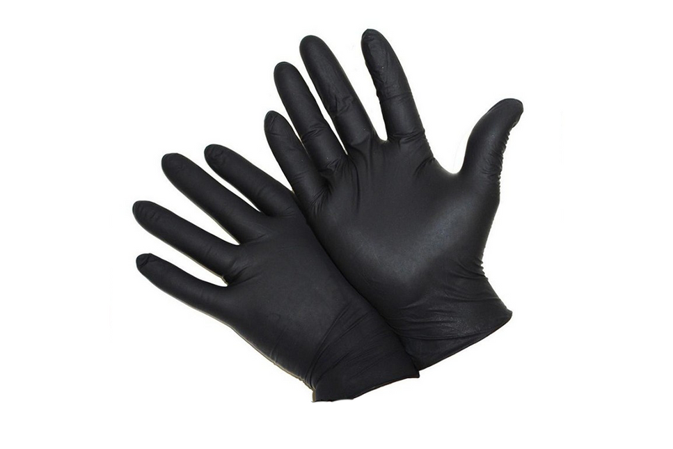 Vuur & Rook Vuur&Rook Nitril Handschoenen Xtra Strong Zwart 100 stuks Large