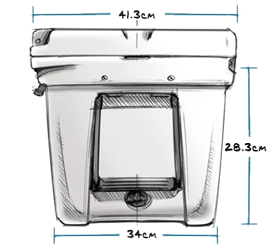 YETI Yeti Tundra 45 Hard Cooler Charcoal